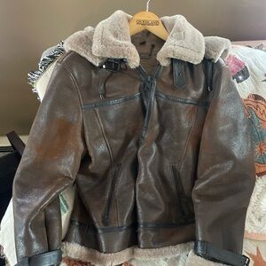 Overland b3 bomber cognac